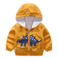Children's dinosaur cartoon coat
