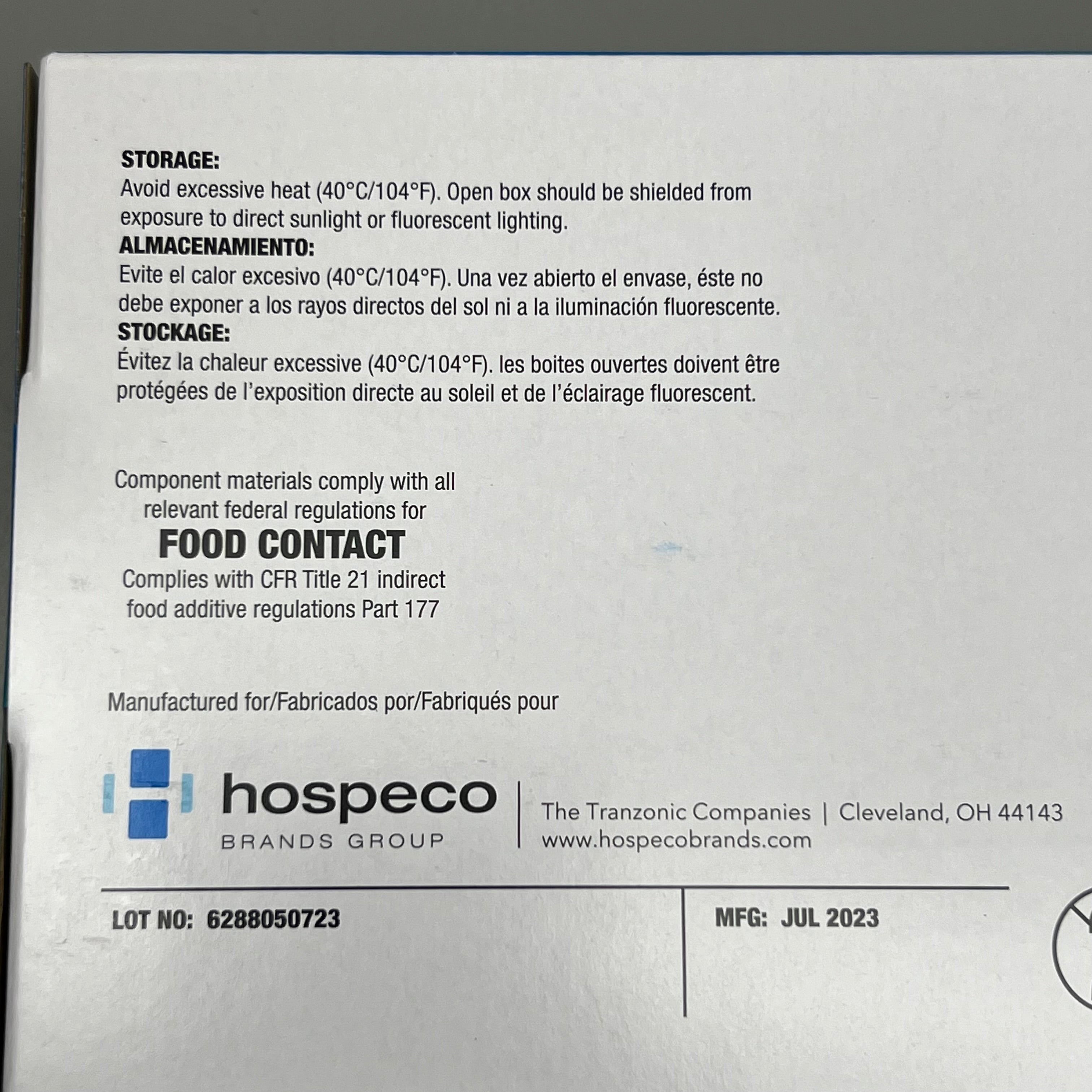 HOSPECO NPF (1,000 PACK) Nitrile Powder Free Exam Gloves Sz M Blue GL-N106FM