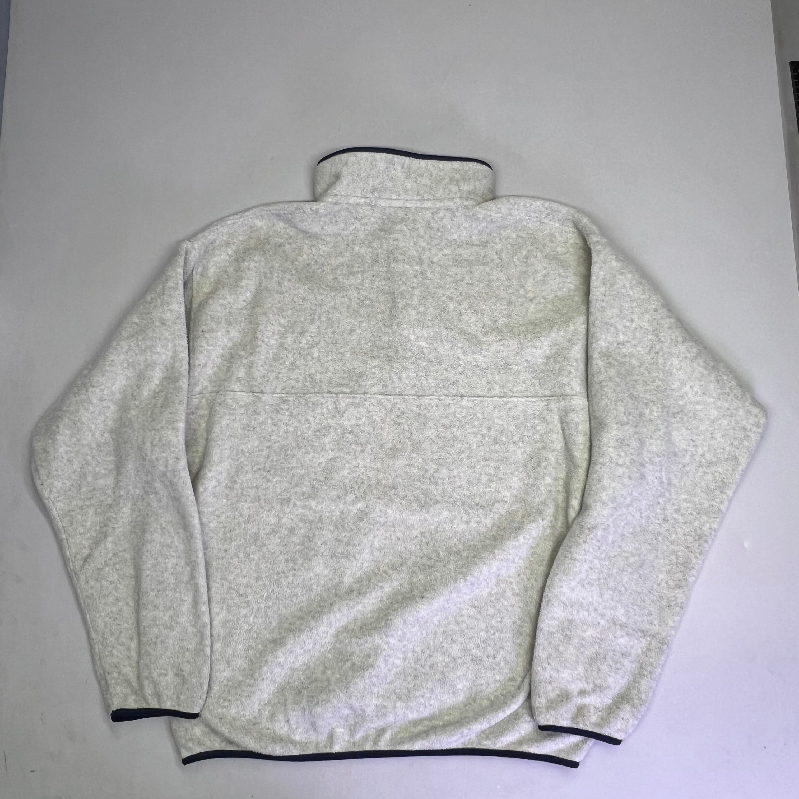 PATAGONIA Lightweight Synchilla Snap-T Pull Over Men's XL Off White/Navy (Used)