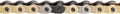 The Shadow Conspiracy Interlock V2 Chain - Single Speed 1/2" x 1/8" 98 Links Half Link Chain Gold/BLK/Silver