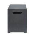 Modern Tank Holder Side Table With Powder Coated Frame