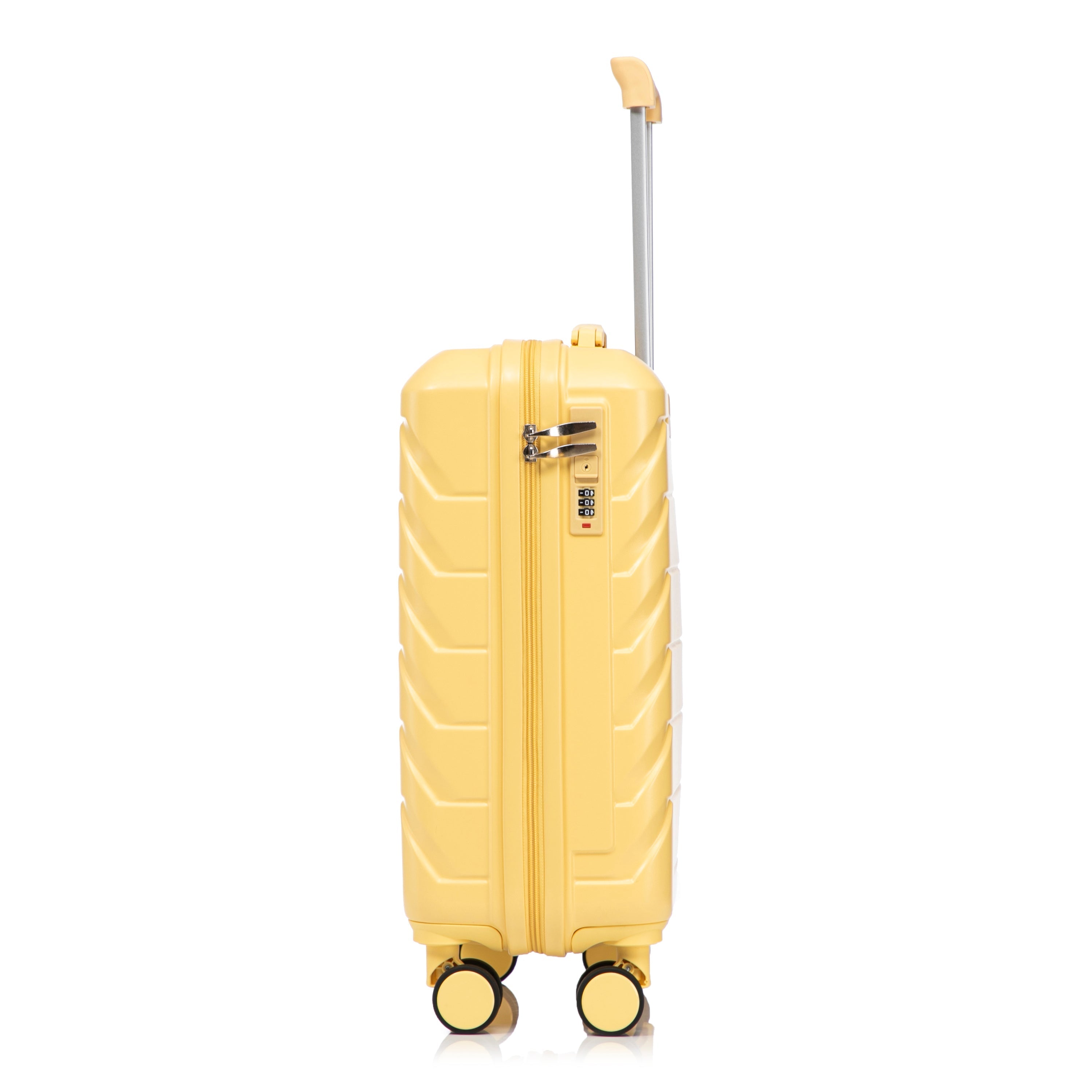 14'/20' 2-Piece ABS Spinner Wheel Luggage Set with Combination Lock