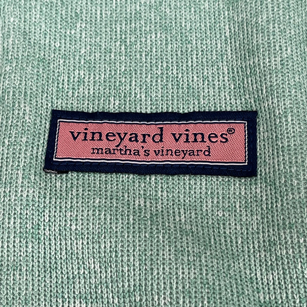 VINEYARD VINES Martha's Vineyard Men's Teal Green Half Zip Pullover Sz- L