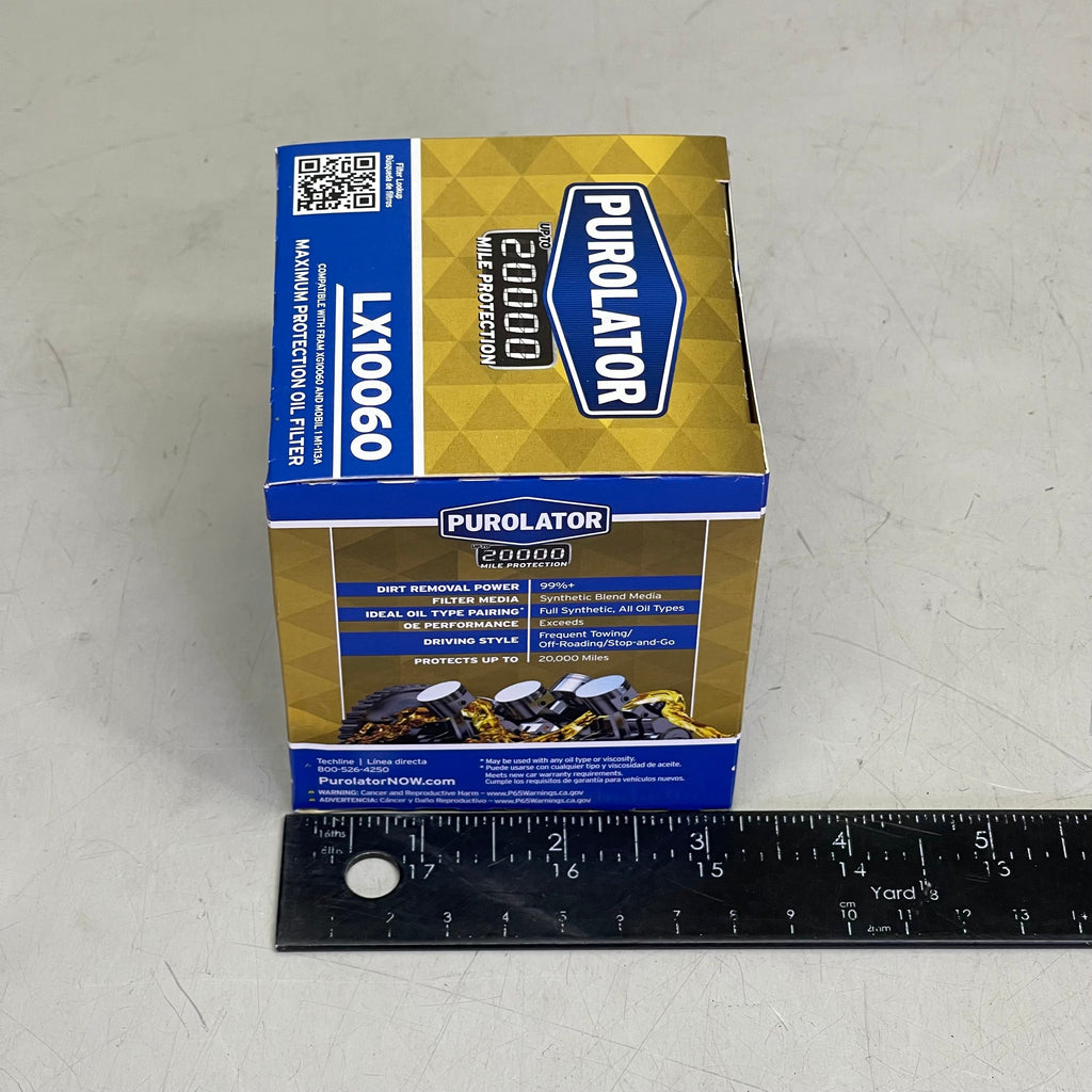 PUROLATOR (6 PACK) Maximum Protection Oil Filter 20000 Miles LX10060