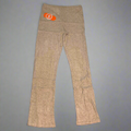 ZA@ WONDER NATION Twin Rib Bottoms Girl Sz L (10-12) Dark Latte Heather