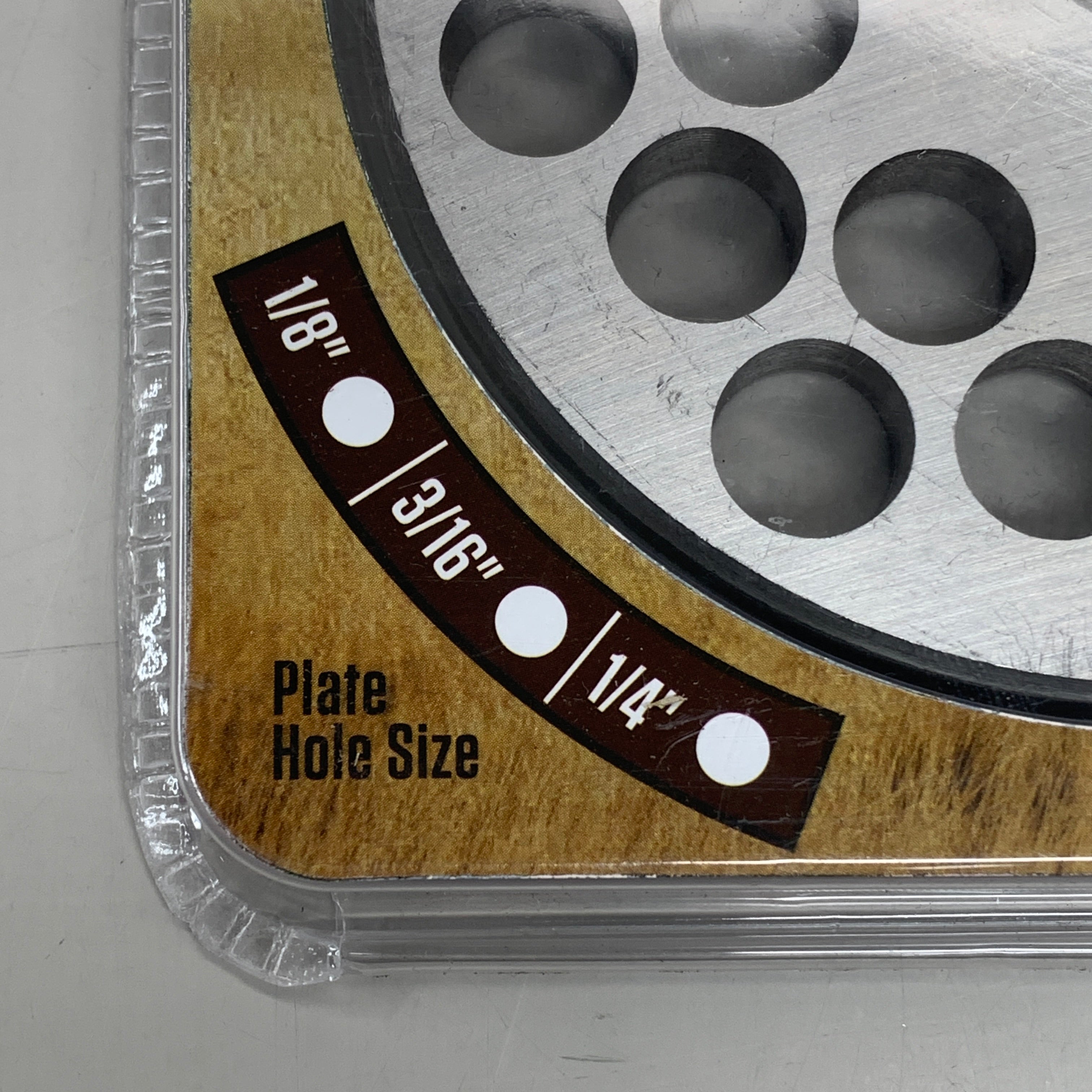 LEM Grinder Plate 12mm #32 (1/2") 2-7/8" Plate Diameter Stainless Steel 482SS