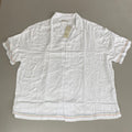 NO BOUNDARIES () All Gender Pride Boxy Fit Cropped Button Front Shirt Men's SZ 2XL