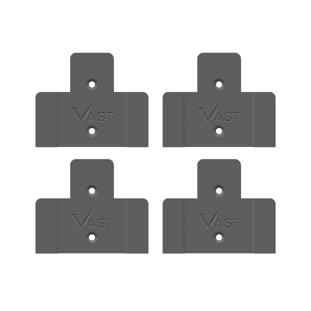 Ego 56V Battery Mount - Black Or Gray (4 Pack)
