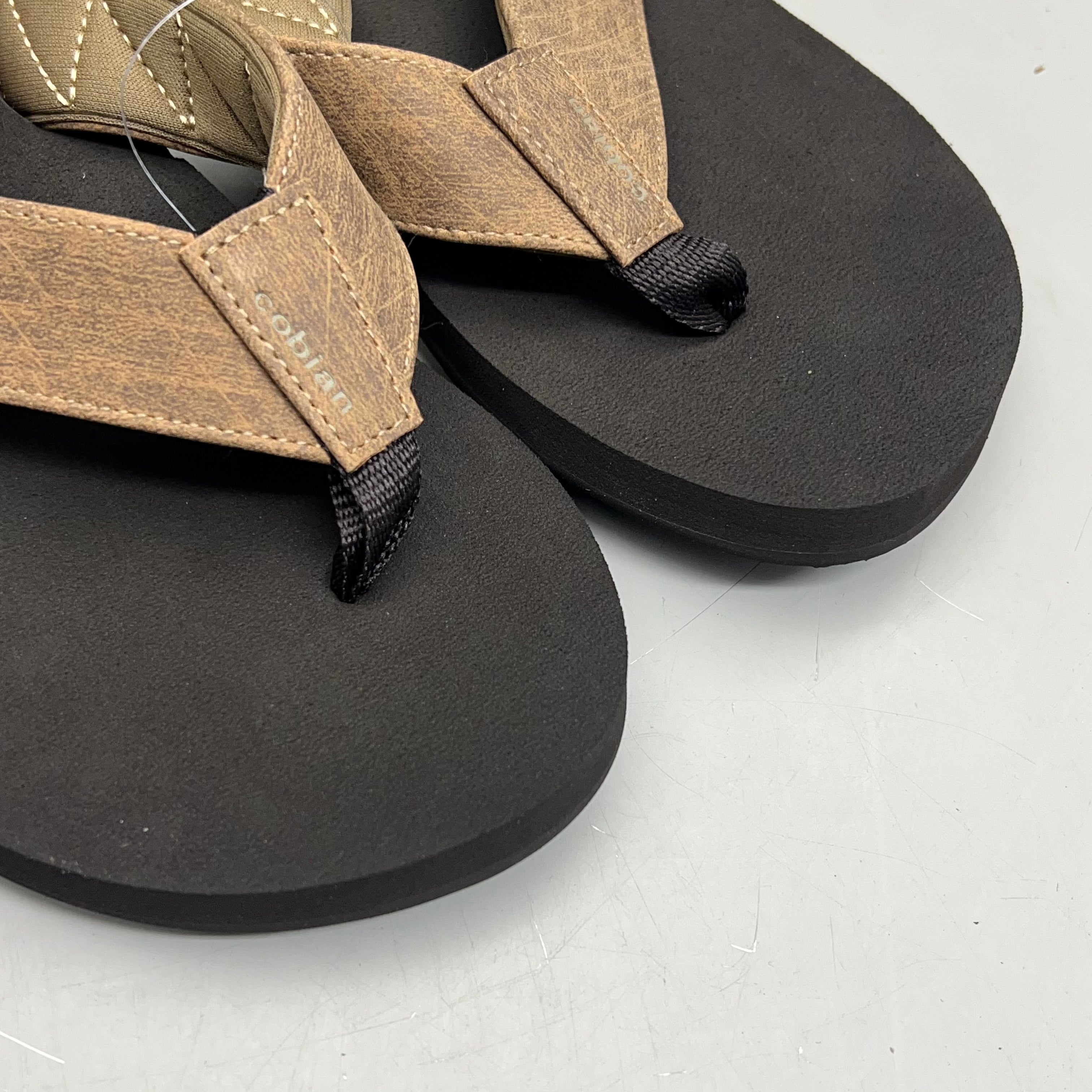COBIAN Floater Sandals Synthetic Strap Men's Sz 12, EU 45 Mocha FLT18-203-12