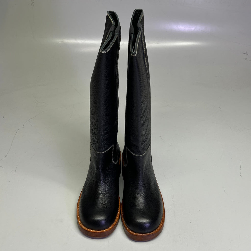 FREE PEOPLE Blaze Pull On Boot Women's Sz 10 Victorian Black Leather 88905880