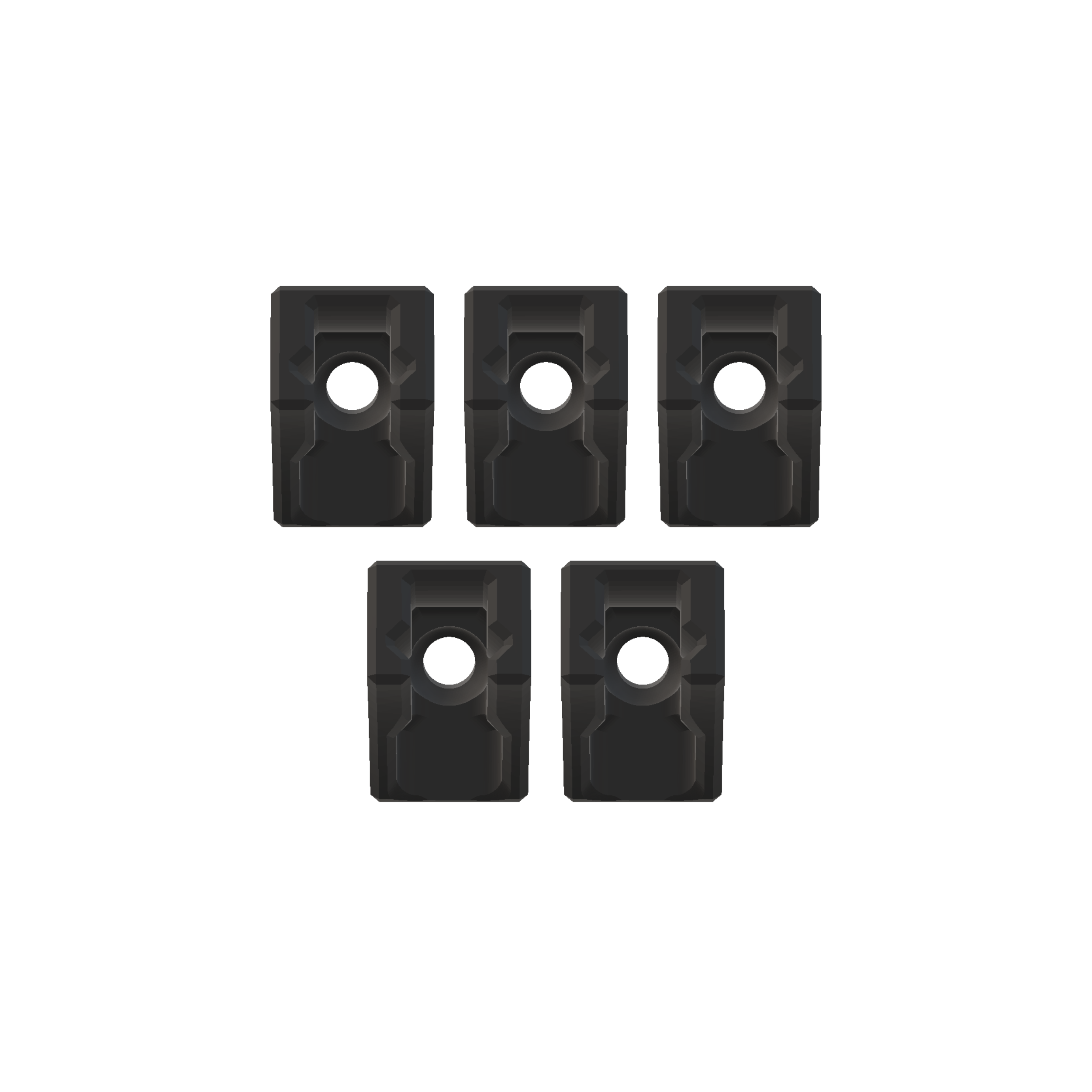 Magnetic Pneumatic Air Tool Holders (5 Pack)