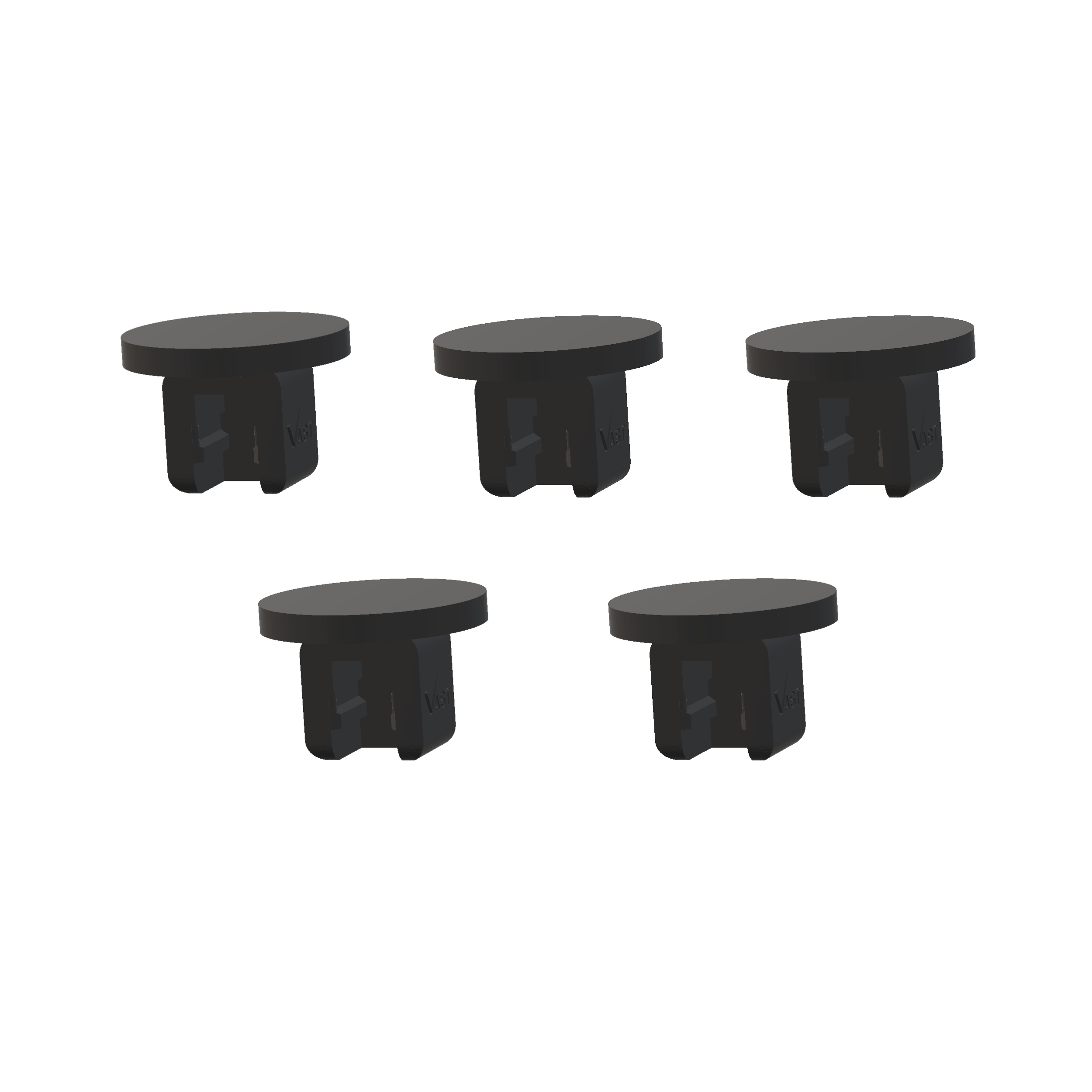 Magnetic Pneumatic Air Tool Holders Shelf Style (5 Pack)
