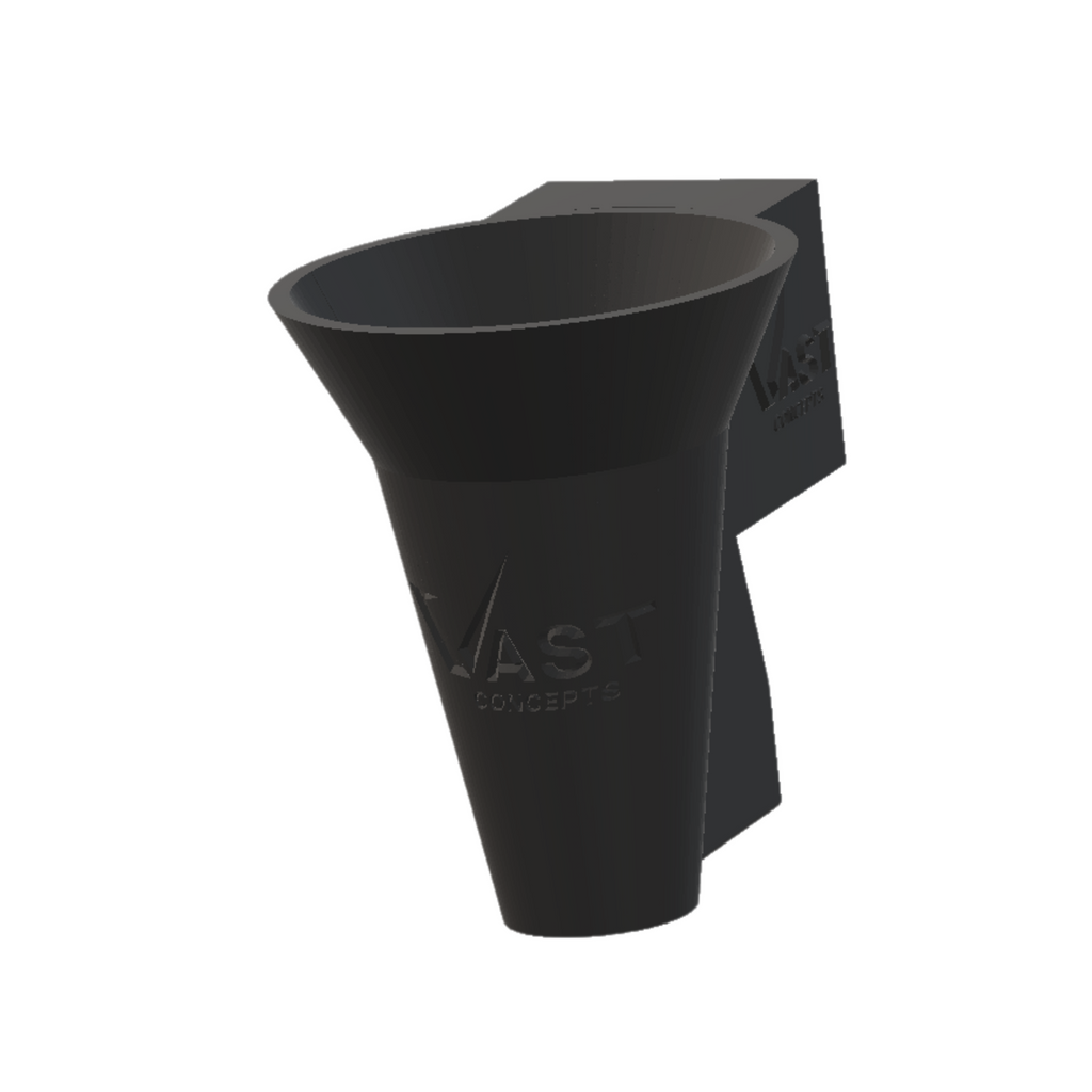 Universal Draining Fluid Funnel Holder