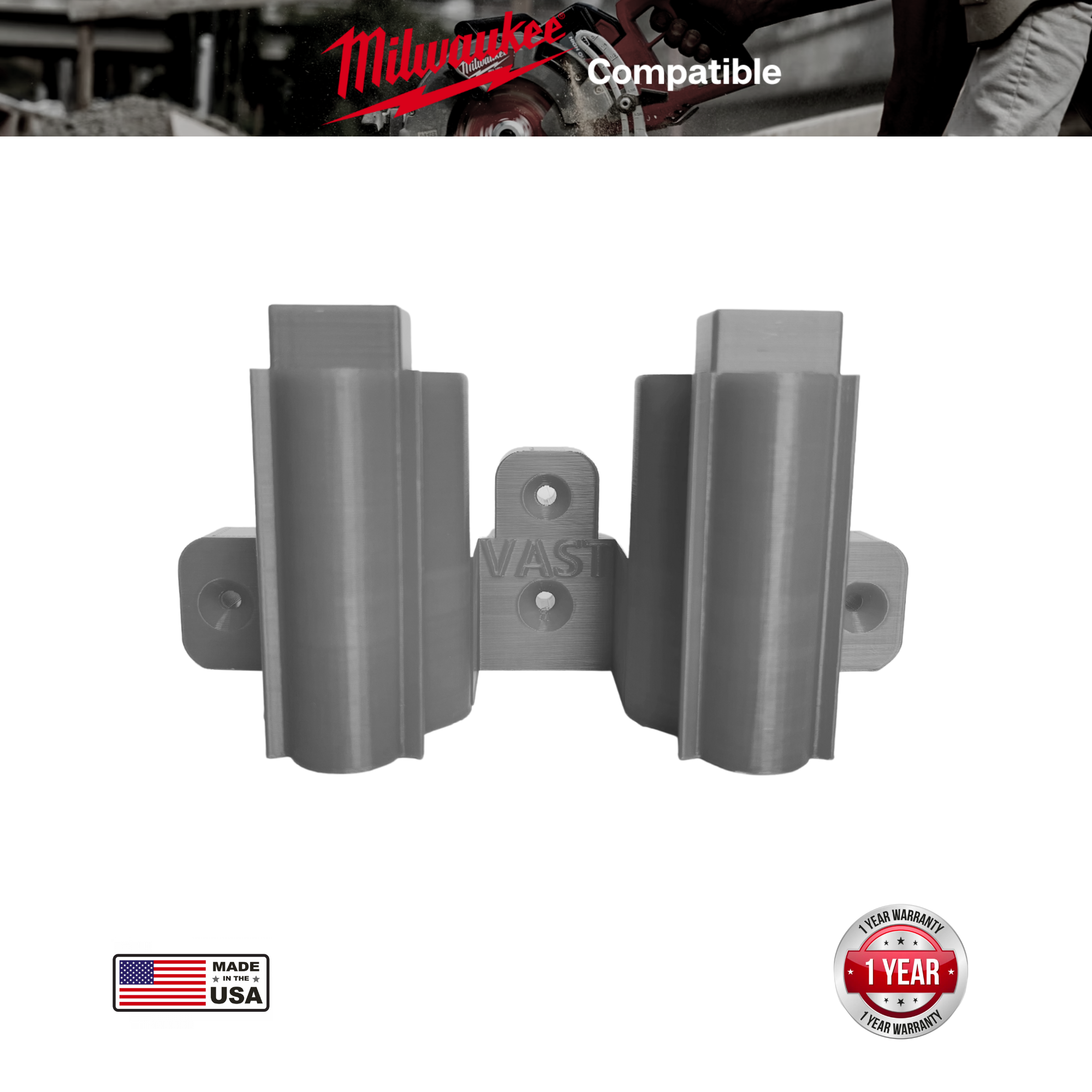 Milwaukee Double M12 Tool Mount | Tool Holder