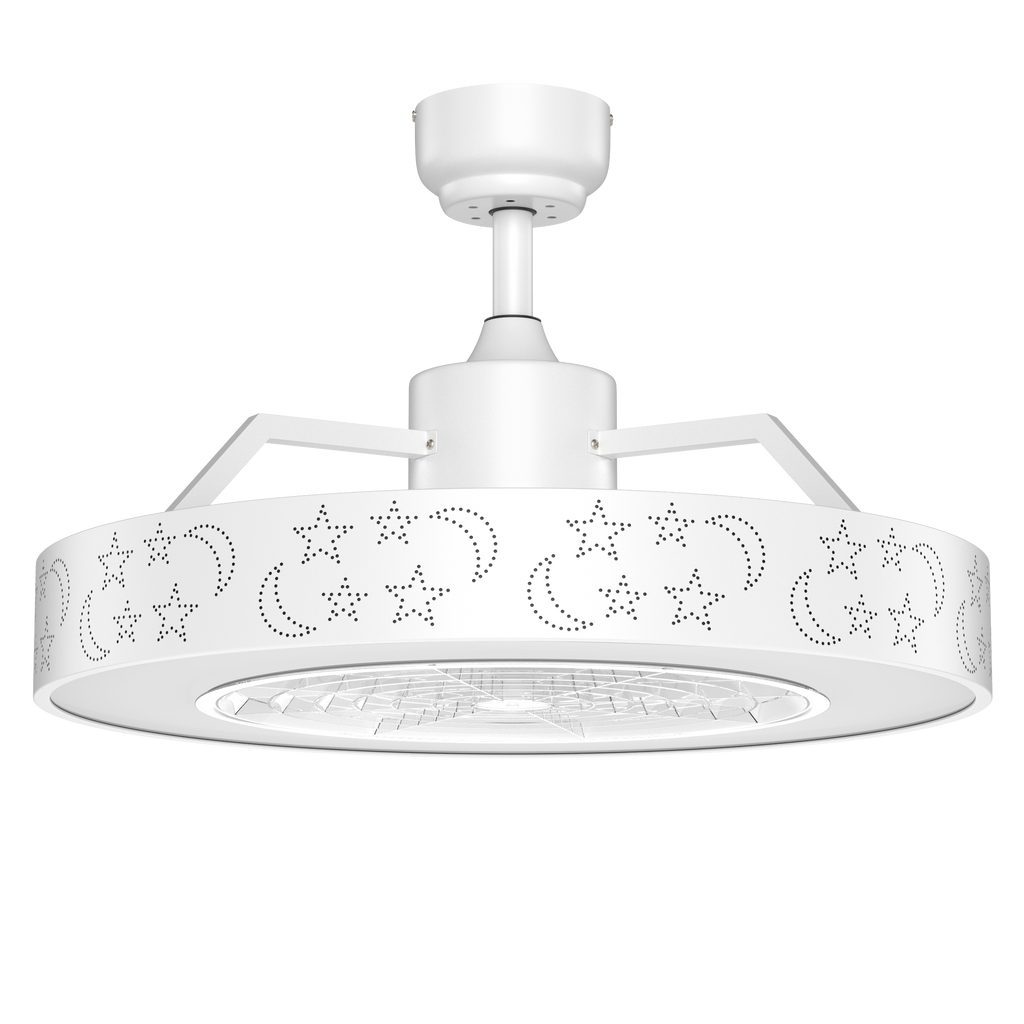23 Inch Ceiling Fan with LED Light and Remote Control