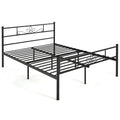 Twin/Full/Queen Size Metal Bed Frame with Headboard and Footboard