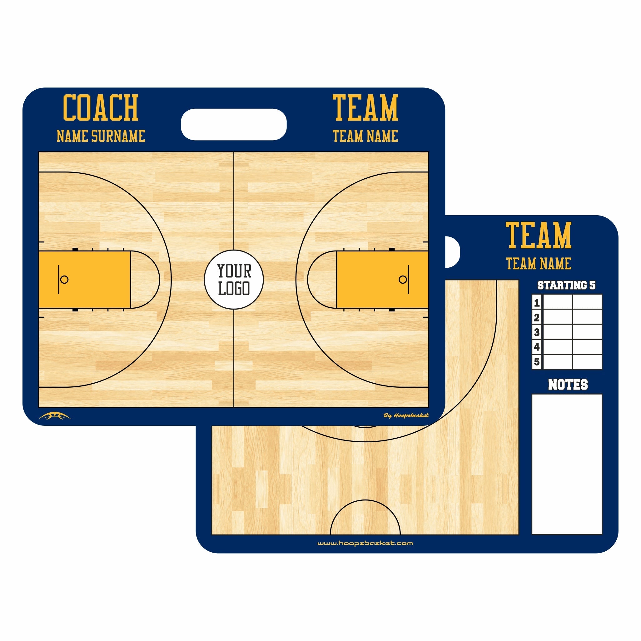 Custom Women's NCAA Basketball Coaching Board 22 x 17.5 in (Magnetic)