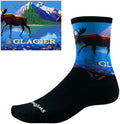 Swiftwick Vision Impression National Park Crew Socks - 6" Glacier Medium