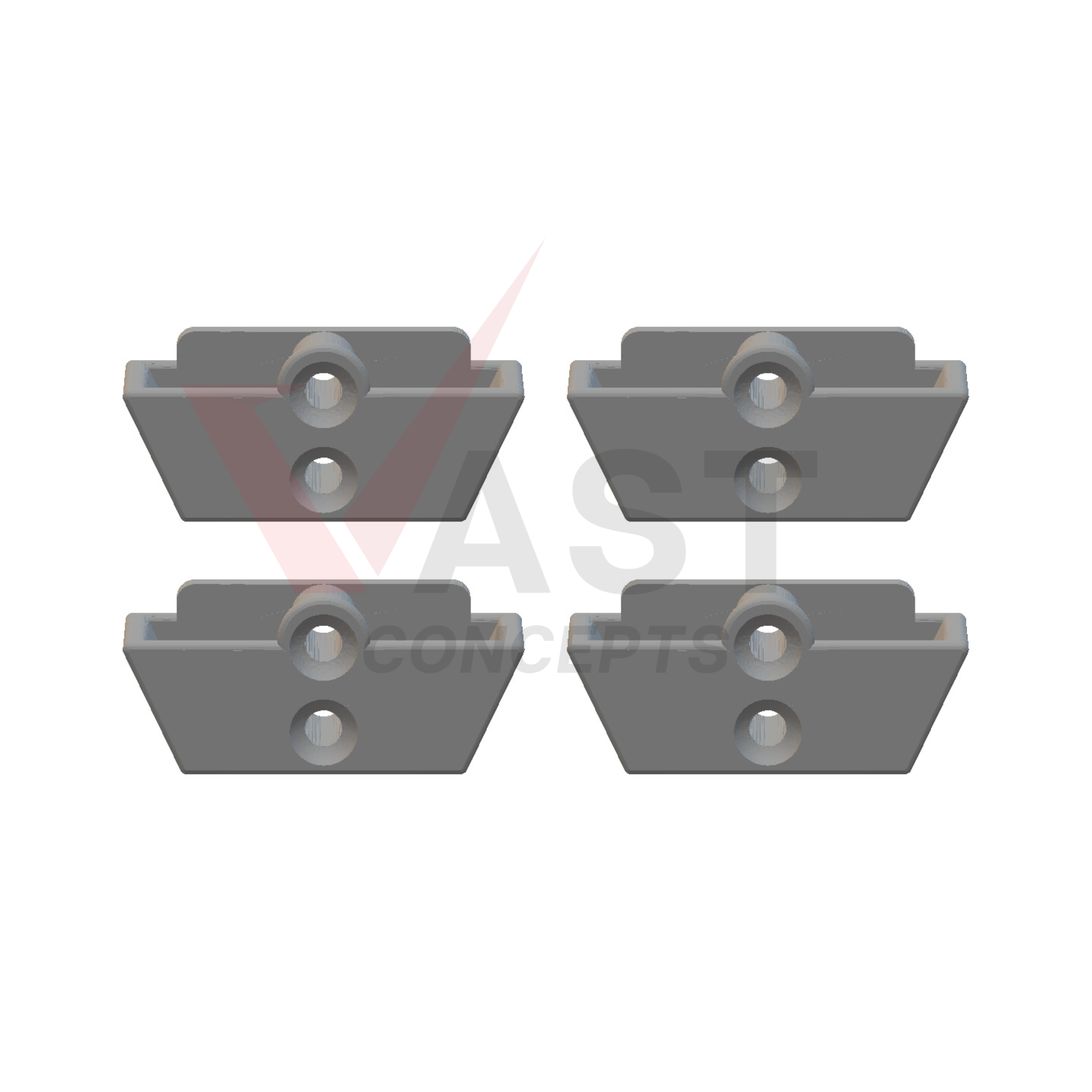 Ego 580+ CFM Blower Mount - Black or Gray (2 Pack)
