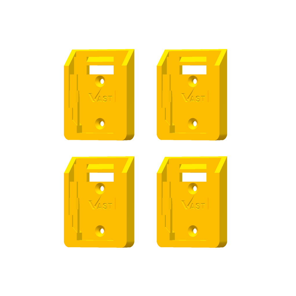 DeWalt 20V & PowerStack Battery Mount | Battery Holder (4 Pack)