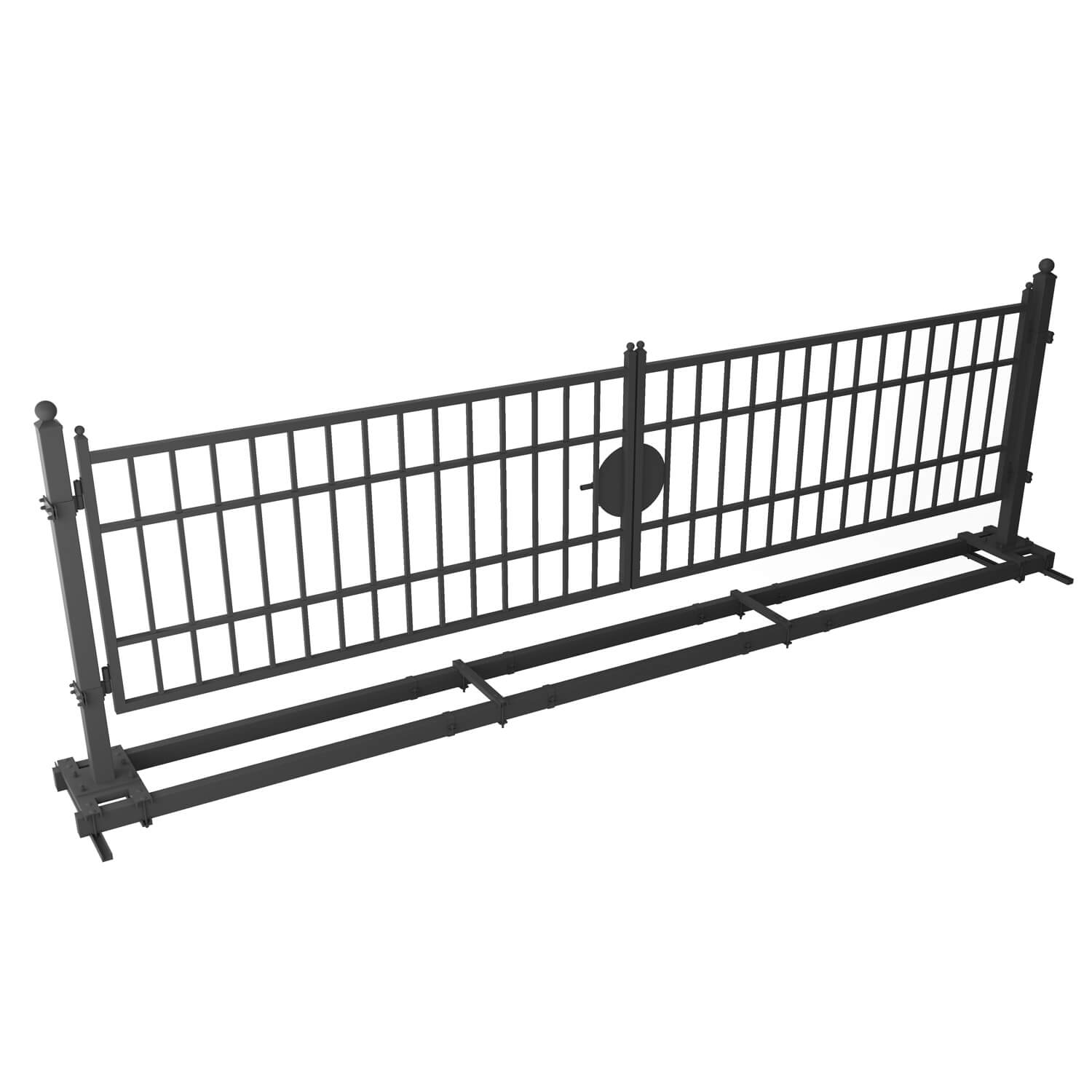 20 ft Steel Farm Driveway Gate