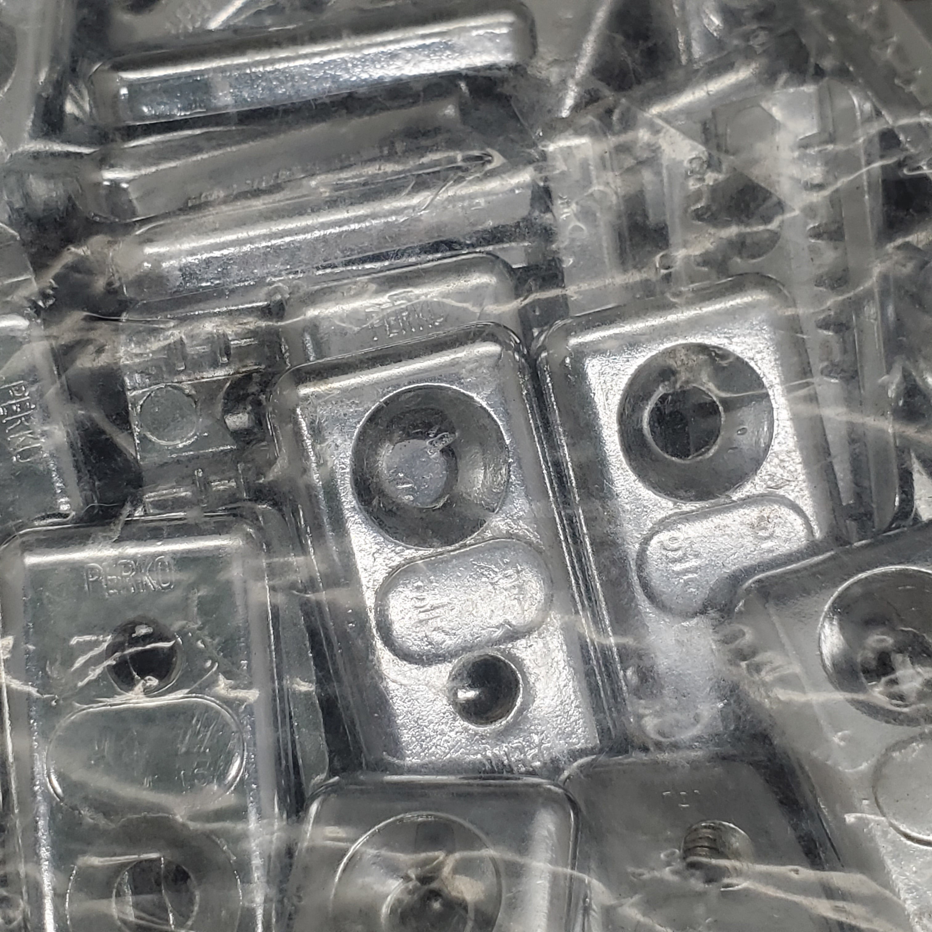 PERKO (100 Pack) Tiller Wire Rope Clamps for 1/8"-3/16" Steel Cable 5240 (Screws Not Included)