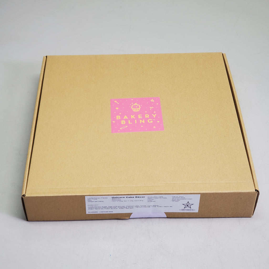 ZA@ BAKERY BLING (12 Sets) Unicorn Cake Decor BBDCK7-BULK BB 03/26 C