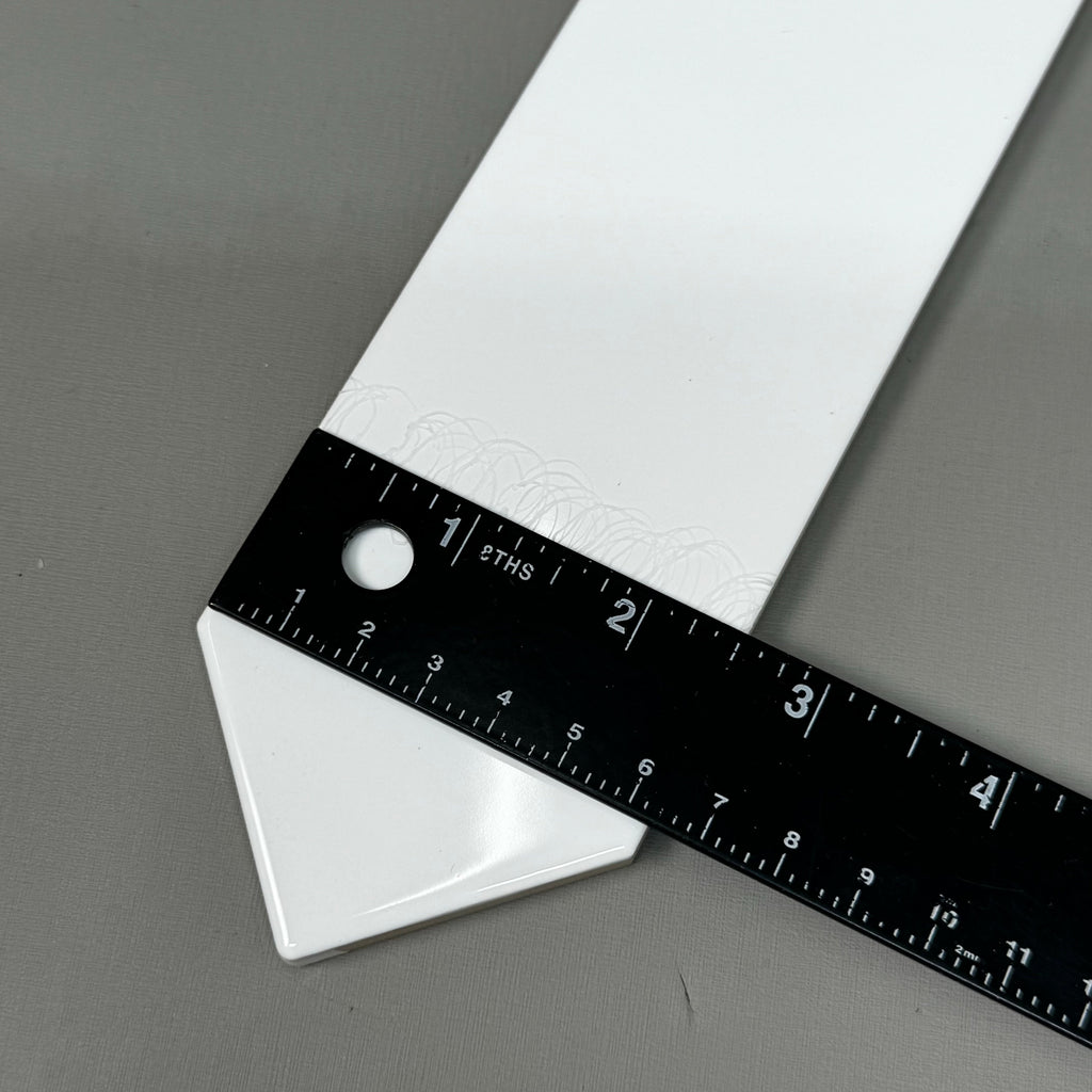 CIFRE CERAMICA Dimsey White Porcelain Stoneware 13"X2.5" Wall Tiles 62ct TONOR14