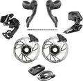 SRAM Force eTap AXS Road Groupset - 2x12-Speed HRD Shift/Brake Levers FM Calipers CL Rotors Chain F/R Derailleurs E1