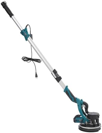 850W Variable Speed Drywall Sander, 110V Electric Ceiling Wall Sander 1300-2800RPM Power Sander Drywall for Decoration Companies and Property Management (Lake Blue)