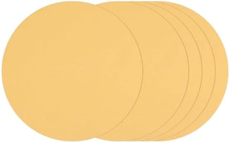 25Pcs Sanding Discs 8In 220Grit Hook and Loop Sandpapers Yellow