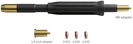 ROBTOOLS Flexmig360 – The Original Patented Flexible MIG Extension – 10" Flexible MIG Gun Extension for Tight Spaces – Universal Fit for Gas & Flux Core – Industrial Grade