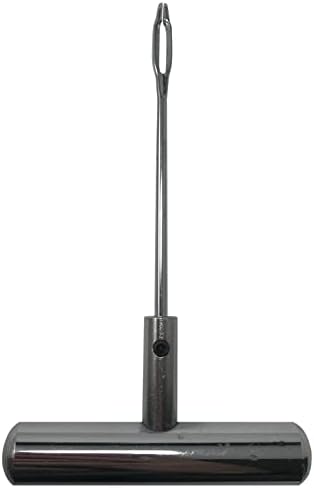 Stainless Steel T-Handle - Pro Heavy Duty Repair Tool Perfect for Tire Plug Kits for Car Truck Motorcycle Bycles - Replaceable Split Eye Needle - Made with All-Americal Materials