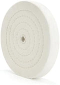 SCOTTCHEN Buffing Polishing Wheel 8" x 5/8" Arbor x 70Ply White Fine Cotton for Bench Grinder - 1 PCS