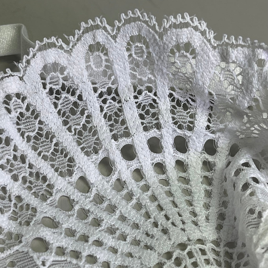 COMMANDO Butter + Lace Bralette Small White GEO500WHT