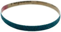 Benchmark Abrasives 3/8 x 13 Inch Sanding Belts with Zirconia Grains, Sand Paper for Metal Grinding, Sanding, Knife Polishing, Surface Blending Belt Sander for Woodworking (10 Pack), 40 Grit