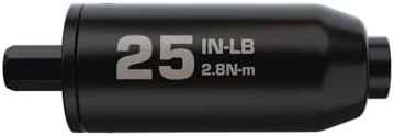 Fat Stix Individual Limiter 10-65 Inch-Pounds with Preset Torque, Accurately Tightens, Reversible, Compatible with Wheeler Fat Stix T-Handle Driver, for Gunsmithing, Reloading, and Torque Adjustment