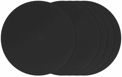 30Pcs Sanding Discs 6In 400Grit Hook and Loop Sandpapers Black