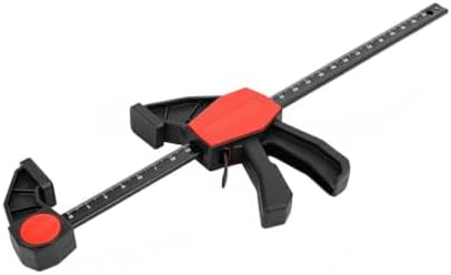 Horizontal Hold Down F-Clamp, Alloy Steel Workholding Device for Woodworking and Metal Assembly, 17.7 Inch Capacity (1 PC)