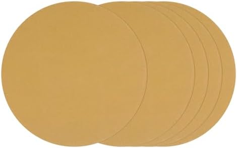 25Pcs Sanding Discs 8In 180Grit Hook and Loop Sandpapers Yellow