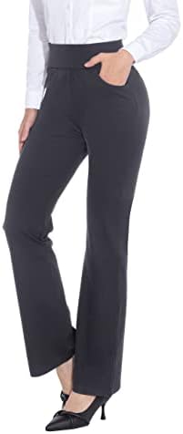 ZTN Womens Stretchy Dress Pants High Waist Work Casual