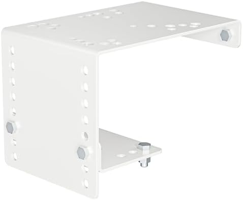 Bumper Vice Mount, Pre-Drilled Heavy Duty Truck Vise Mount for Versatile Height Adjustment, Easily Bolt to Utility Truck and Service Body Truck (White)