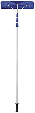 Snow Joe Telescoping Roof Rake, Extendable Leaf & Snow Shovel with Poly Blade, 25 Inch Wide, RJ204M
