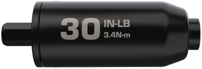 Fat Stix Individual Limiter 10-65 Inch-Pounds with Preset Torque, Accurately Tightens, Reversible, Compatible with Wheeler Fat Stix T-Handle Driver, for Gunsmithing, Reloading, and Torque Adjustment
