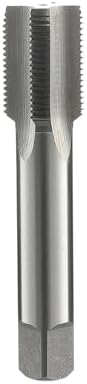 1"-16 Left Hand Straight Flute Thread Tap Machine Tap HSS (High Speed Steel) Threading Tapping Repair Tools DRINYOUNG (1"-16 Left)