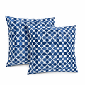 2 Pack Outdoor Throw Pillows, Waterproof & Fade-Resistant Patio Cushions (18x18 Inch)