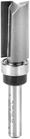 Amana Tool - 45460 Carbide Tipped Flush Trim Plunge Template 1/2 Dia x 1" 4 Shank