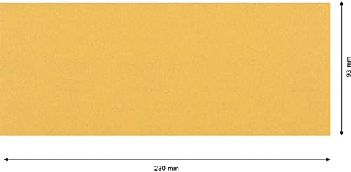 Bosch Professional 10x Expert C470 Sandpaper (for Hardwood, Paint on Wood, 93x230 mm, Grit 120, Accessories Orbital Sander)