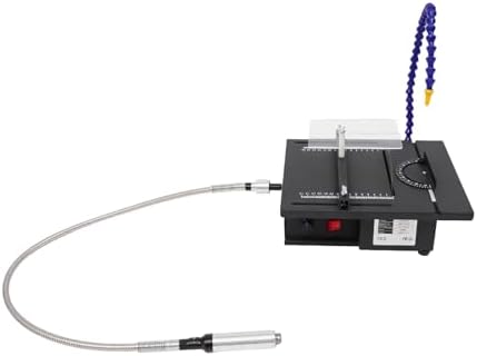 Jewelry 110V Table Saw Gem, Jewelry Rock Bench Polishing Grinding Machine Lathe, Polisher Gem Lathe Rock Saw Lapidary Polisher Buffer, Mini Table Saw DIY Grinder for Cutting, Grinding, Engraving