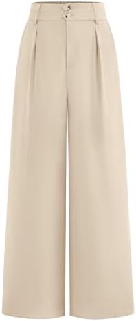 BTFBM Wide Leg Dress Pants Women Business Casual Outfits